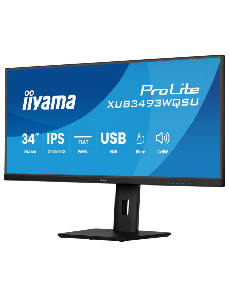 Monitor Iiyama Led 34" Xub3493Wqsu-B6 120Hz