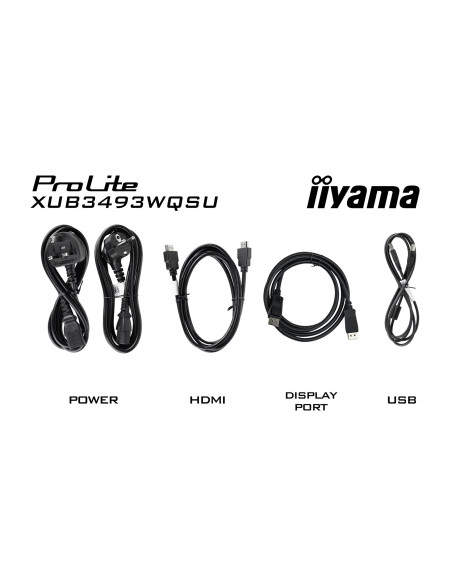 Monitor Iiyama Led 34" Xub3493Wqsu-B6 120Hz