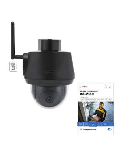 Abus Ppic52520B Kamera Przemysłowa Kopułowa Kamera Bezpieczeństwa Ip Zewnętrzna 3840 X 2160 Px Ściana