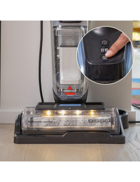 Bissell Crosswave Edgefind Select Odkurzacz Pionowy Prąd Przemienny Suchy I Mokry Bez Worka 340 W Czarny, Niebieski
