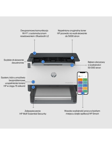 Hp Laserjet Tank 1504W Printer:il