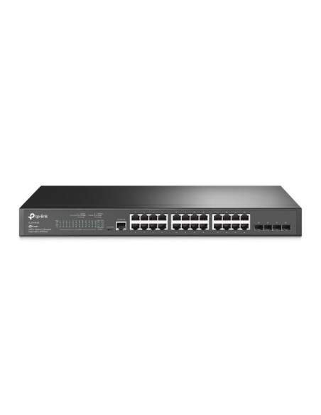 Tp-Link Jetstream Tl-Sg3428 Przełącznik Sieciowy Zarządzany L2/L3 Gigabit Ethernet (10/100/1000) 1U Czarny