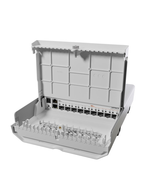 Mikrotik Netfiber 9 Gigabit Ethernet (10/100/1000) Obsługa Poe Biały