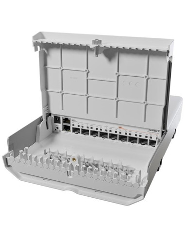Mikrotik Netfiber 9 Gigabit Ethernet (10/100/1000) Obsługa Poe Biały