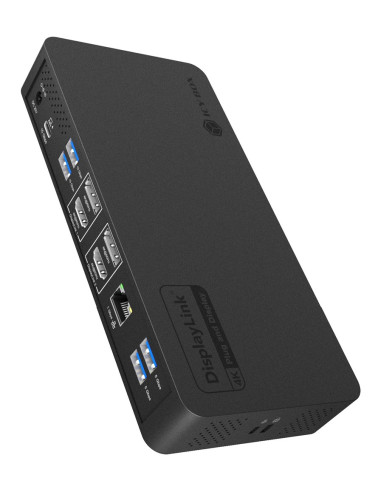Icy Box Ib-Dk2255Ac Przewodowa Usb 3.2 Gen 2 (3.1 Gen 2) Type-C Czarny