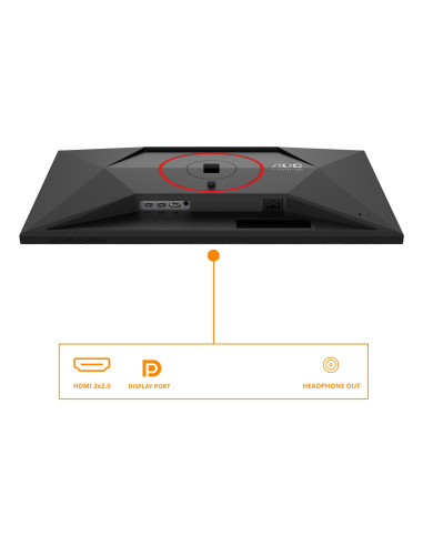 Aoc G4 27G4Zr/69 Monitor Komputerowy 68,6 Cm (27") 1920 X 1080 Px Czarny, Czerwony
