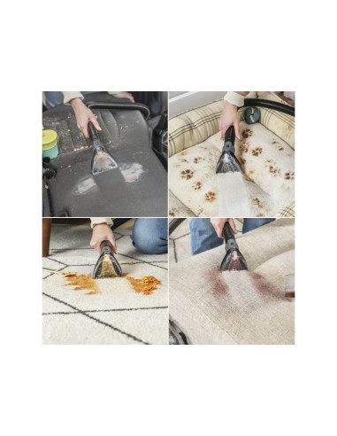 Bissell Spotclean C9 Select Maszyna Do Czyszczenia Dywanów Ręczny Głęboki Czarny, Przezroczysty