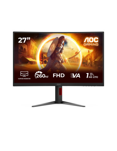 Aoc G4 C27G4Z2 Monitor Komputerowy 68,6 Cm (27") 1920 X 1080 Px Full Hd Lcd Czarny, Czerwony