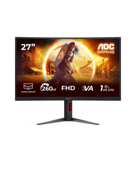 Aoc G4 C27G4Z2 Monitor Komputerowy 68,6 Cm (27") 1920 X 1080 Px Full Hd Lcd Czarny, Czerwony