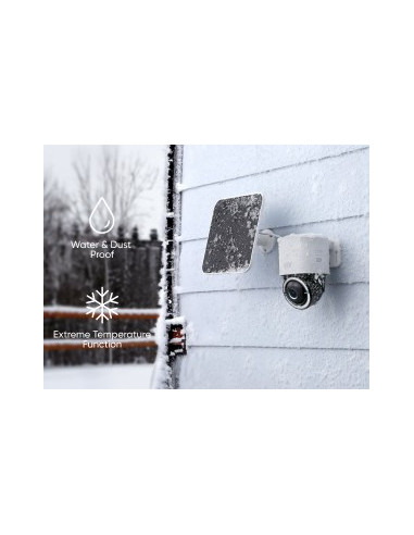 Eufy 4G Lte Cam S330 Tubowa Kamera Bezpieczeństwa Ip Zewnętrzna 3840 X 2160 Px Sufit / Ściana / Słup