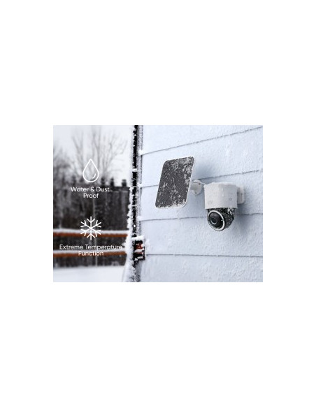 Eufy 4G Lte Cam S330 Tubowa Kamera Bezpieczeństwa Ip Zewnętrzna 3840 X 2160 Px Sufit / Ściana / Słup