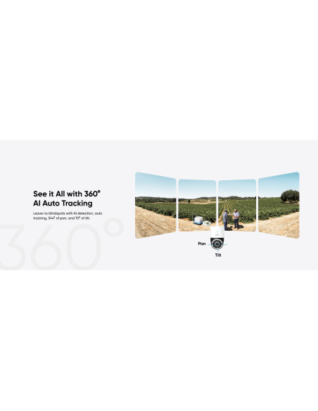 Eufy 4G Lte Cam S330 Tubowa Kamera Bezpieczeństwa Ip Zewnętrzna 3840 X 2160 Px Sufit / Ściana / Słup