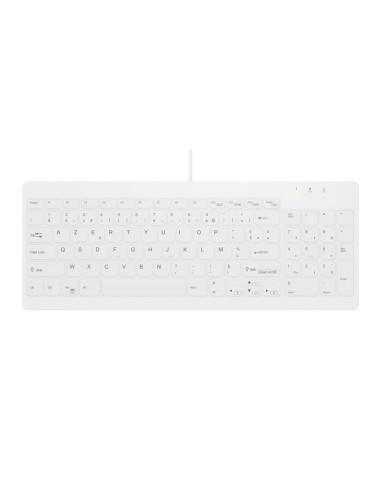 Contour Design Active Key Ak-C7012 Klawiatura Medyczna Usb Francuski Biały