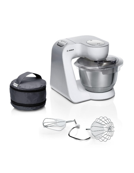 Maszyna Kuchenna Bosch Mum58200, 1000W, 7 Prędkości, Miska Do Mieszania Ze Stali Nierdzewnej 3,9L, Biały