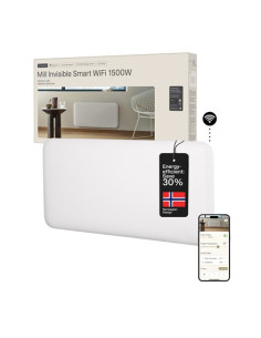 Mill Invisible Smart Wifi Heater | Pa1500Wifi4 | Panel Heater | 1500 W | Suitable For Rooms Up To 18-22 M2 | White | Ipx4