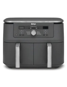 Ninja Dz400Eu Frytkownica Podwójny 9,5 L Autonomiczny 2470 W Frytkownica Na Gorące Powietrze Szary