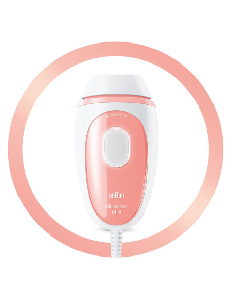 Braun Silk-Expert Pl1000 Środek Do Usuwania Włosów Intensywne Światło Impulsowe (Ipl) Różowy, Biały