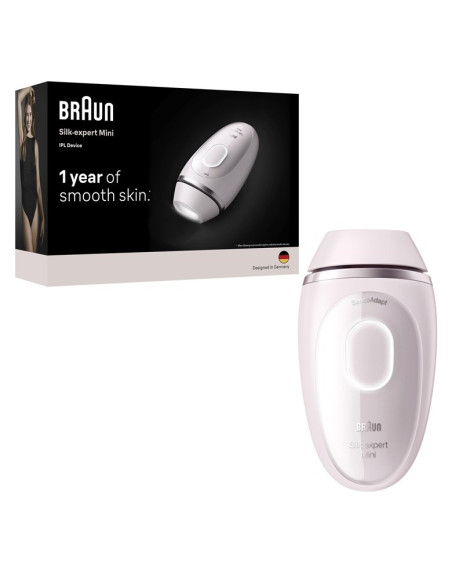 Braun Silk-Expert Pl1000 Środek Do Usuwania Włosów Intensywne Światło Impulsowe (Ipl) Różowy, Biały