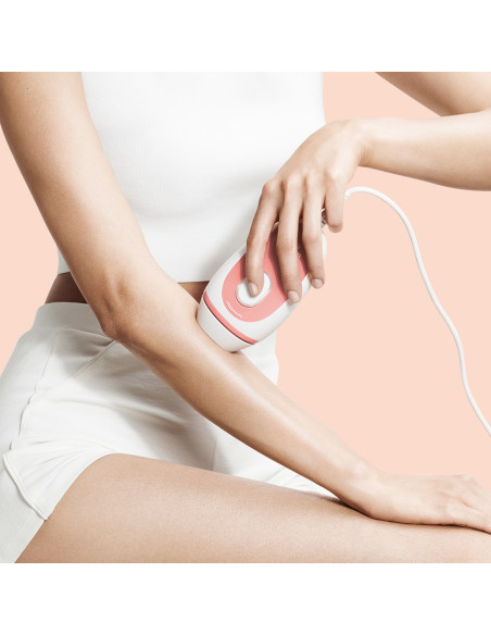 Braun Silk-Expert Pl1000 Środek Do Usuwania Włosów Intensywne Światło Impulsowe (Ipl) Różowy, Biały
