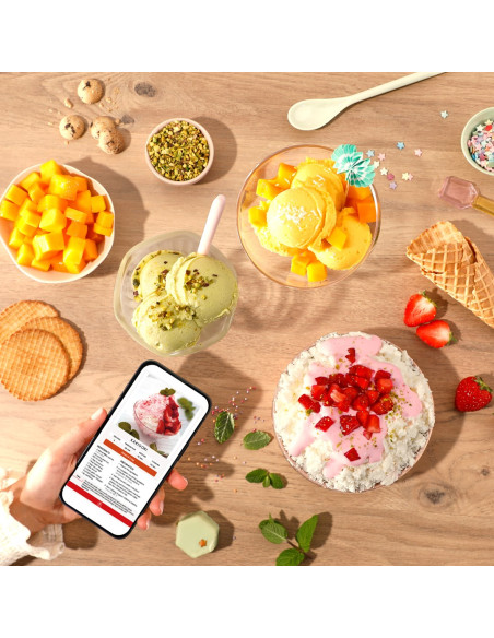 Tefal Dolci Ig602Ae0 Maszyna Do Lodów Tradycyjne Przyrząd Do Robienia Do Lodów 1,4 L Biały