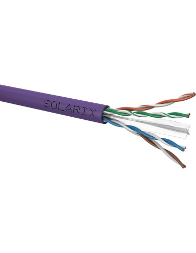 Kabel Skrętka Solarix Cat.6 U/Utp Lsoh Dca 305M