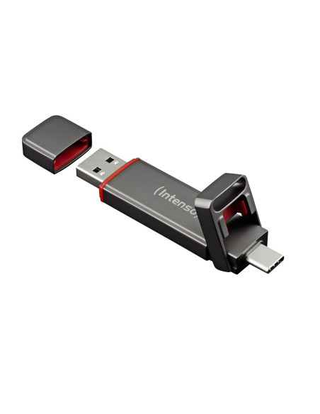 Intenso 3850460 Zewnętrzny Dysk Ssd 1 Tb Usb Type-A / Usb Type-C 3.2 Gen 1 (3.1 Gen 1) Antracyt