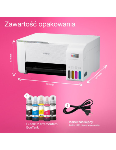 Urz. Wielofunkcyjne Epson Ecotank L3276 Wifi Biały