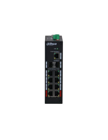 Switch Dahua Pfs3211 Poe 8Xge, Czarny
