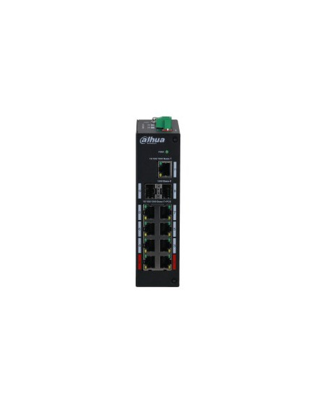 Switch Dahua Pfs3211 Poe 8Xge, Czarny