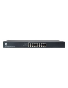 Levelone Geu-1632 Nie Zarządzany Gigabit Ethernet (10/100/1000) 1U Szary