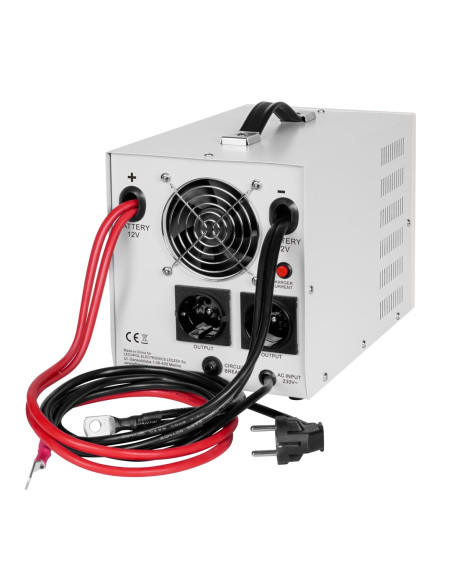 Zasilacz Awaryjny Kemot Prosinus-2000 Przetwornica Z Czystym Przebiegiem Sinusoidalnym I Funkcją Ładowania 12V 230V 2000Va/1200W