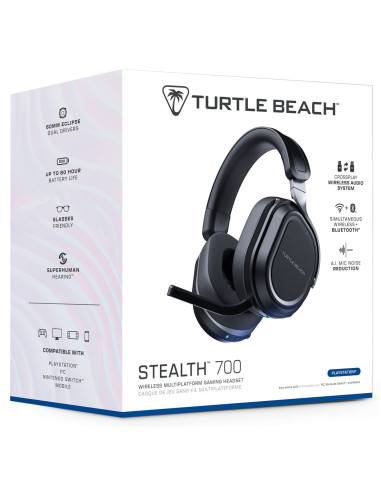 Turtle Beach Stealth 700 Zestaw Słuchawkowy Przewodowa Opaska Na Głowę Gaming Bluetooth Czarny