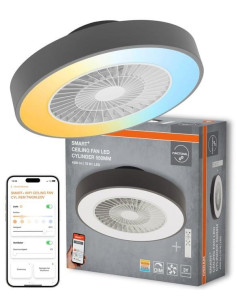 Smart Wifi Ceiling Fan Cyl Rem 76W D550T