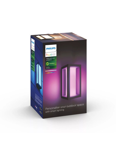 Philips Hue Wca Impress Zewnętrzna Latarnia Ścienna 8 W 2000-6500 Hue Biały Kolor Atmosfera