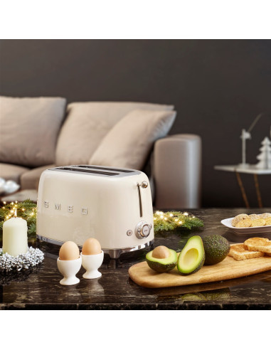 Smeg Tsf01Creu Toster 6 2 Kaw. 950 W Kremowy