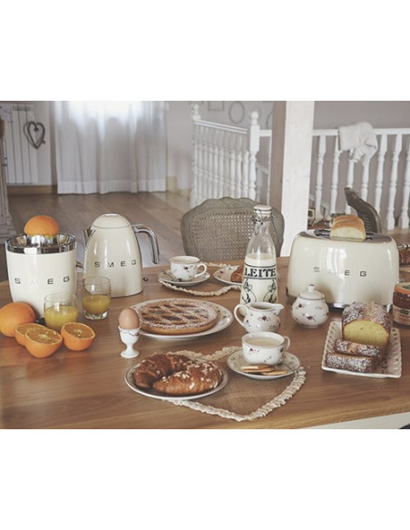 Smeg Tsf01Creu Toster 6 2 Kaw. 950 W Kremowy