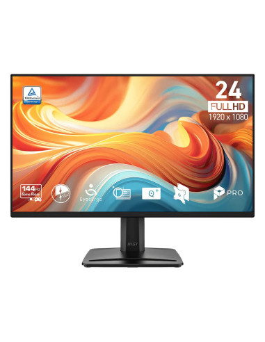 Msi Pro Mp245 E14Vl Monitor Komputerowy 60,5 Cm (23.8") 1920 X 1080 Px Full Hd Lcd Czarny