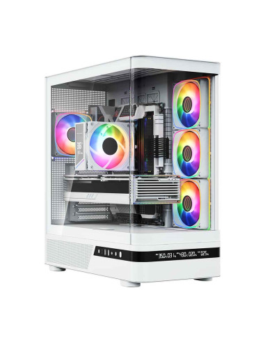 Modecom Obudowa Volcano Aq 200 Argb Midi Biała