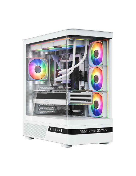 Modecom Obudowa Volcano Aq 200 Argb Midi Biała