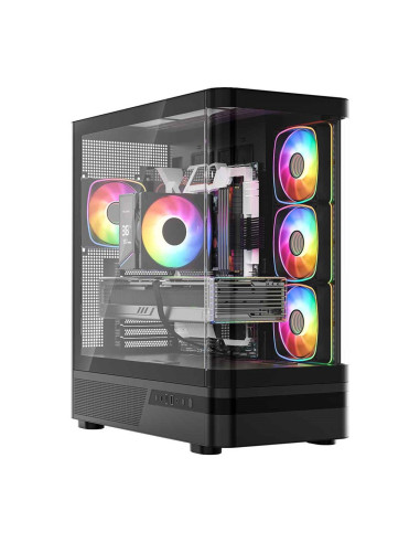 Modecom Obudowa Volcano Aq 100 Argb Midi Czarna