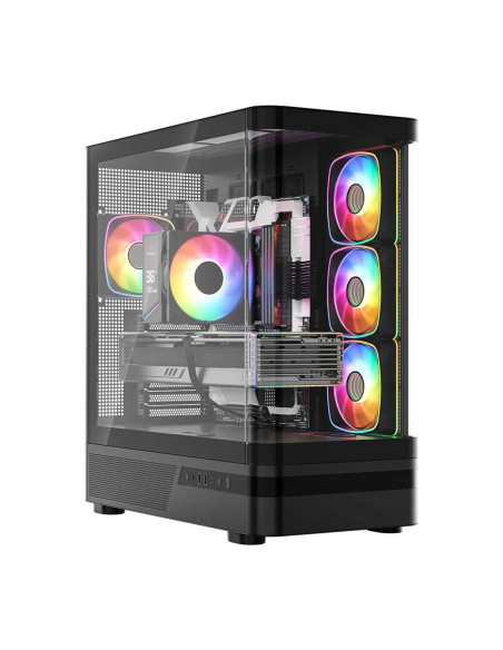 Modecom Obudowa Volcano Aq 100 Argb Midi Czarna