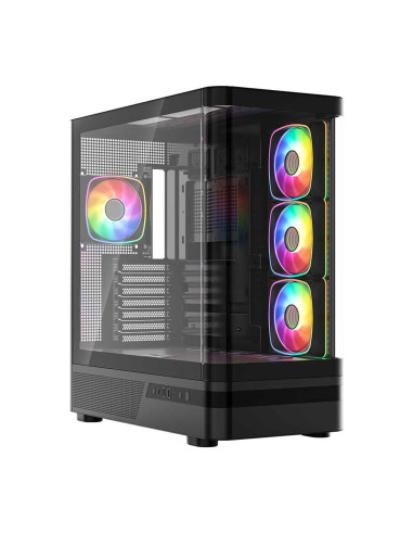 Modecom Obudowa Volcano Aq 100 Argb Midi Czarna