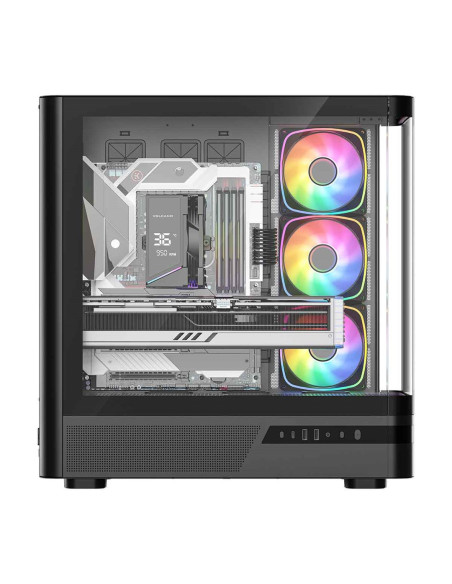 Modecom Obudowa Volcano Aq 100 Argb Midi Czarna