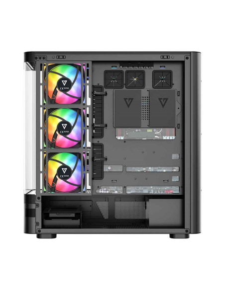 Modecom Obudowa Volcano Aq 100 Argb Midi Czarna