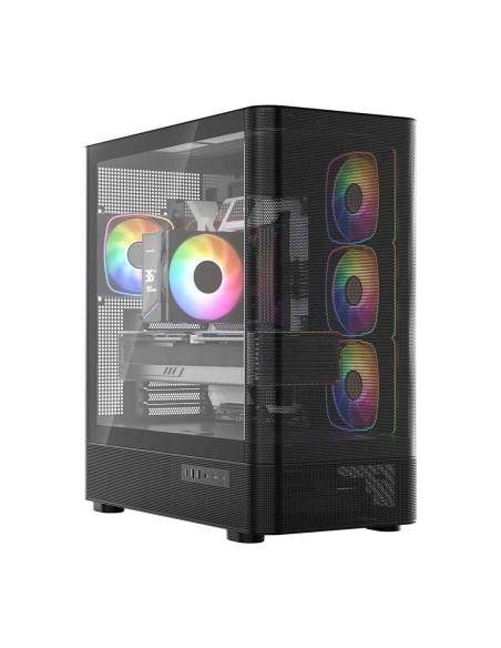 Modecom Obudowa Volcano Aq 300 Argb Midi Czarna