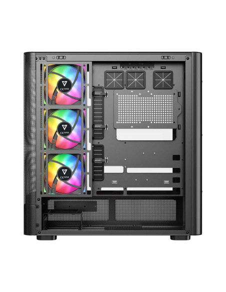 Modecom Obudowa Volcano Aq 300 Argb Midi Czarna