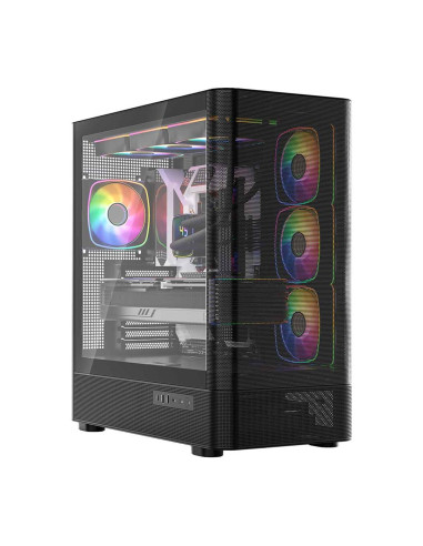 Modecom Obudowa Volcano Aq 300 Argb Midi Czarna