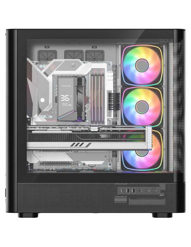 Modecom Obudowa Volcano Aq 300 Argb Midi Czarna