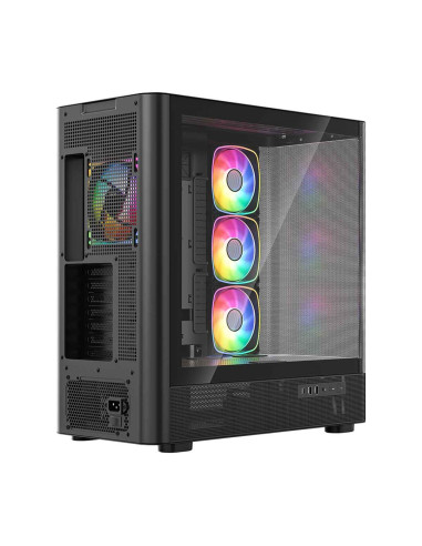 Modecom Obudowa Volcano Aq 300 Argb Midi Czarna