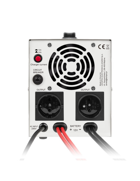 Zasilacz Awaryjny Kemot Prosinus-1000 Przetwornica Z Czystym Przebiegiem Sinusoidalnym I Funkcją Ładowania 12V 230V 1000Va/700W
